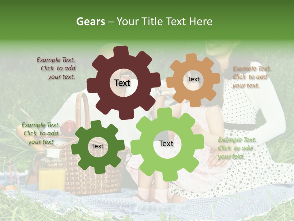 Dad Family Lawn PowerPoint Template