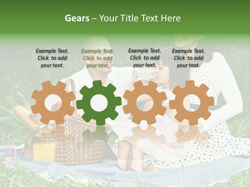 Dad Family Lawn PowerPoint Template