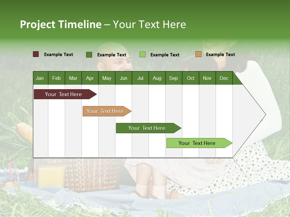 Dad Family Lawn PowerPoint Template