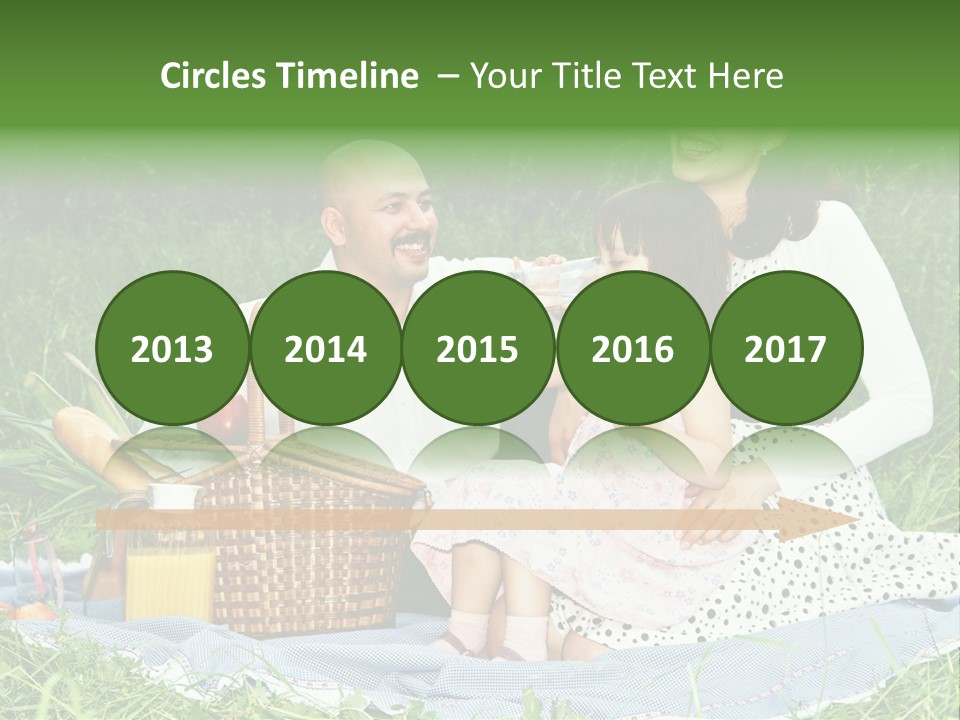 Dad Family Lawn PowerPoint Template