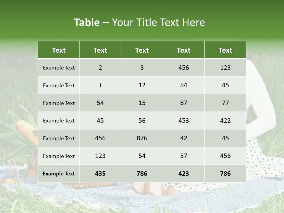 Dad Family Lawn PowerPoint Template