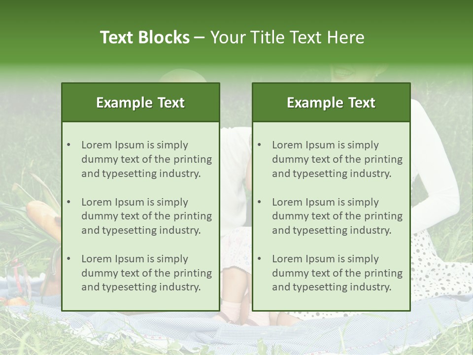 Dad Family Lawn PowerPoint Template