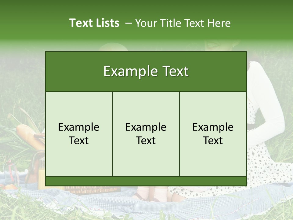 Dad Family Lawn PowerPoint Template