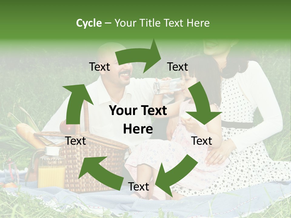 Dad Family Lawn PowerPoint Template