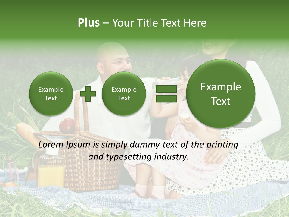 Dad Family Lawn PowerPoint Template