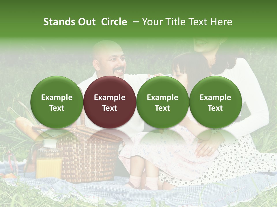 Dad Family Lawn PowerPoint Template