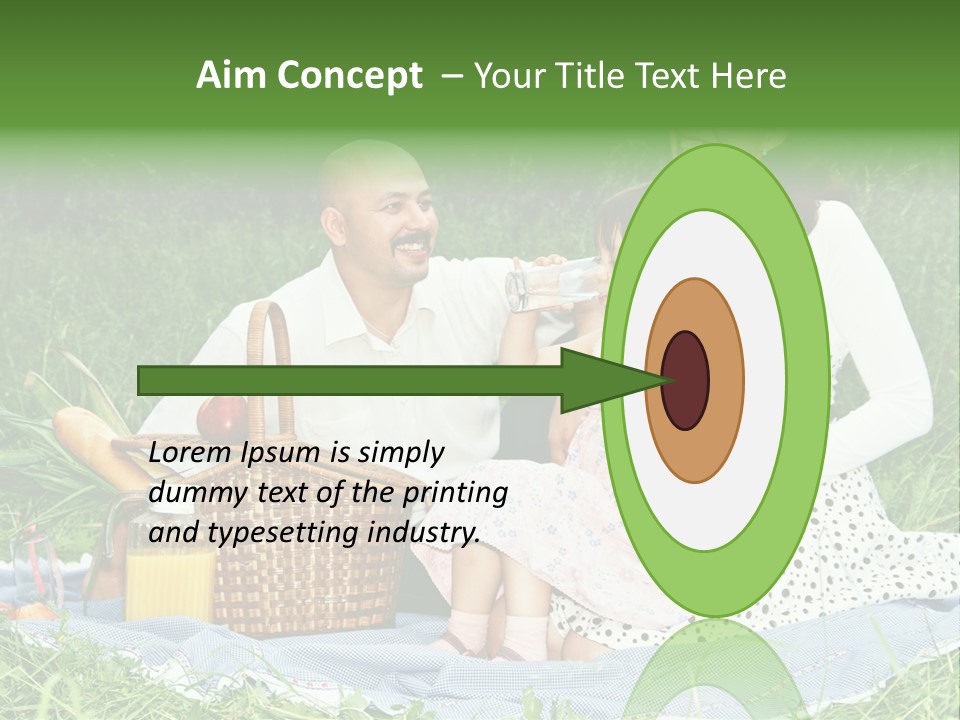Dad Family Lawn PowerPoint Template