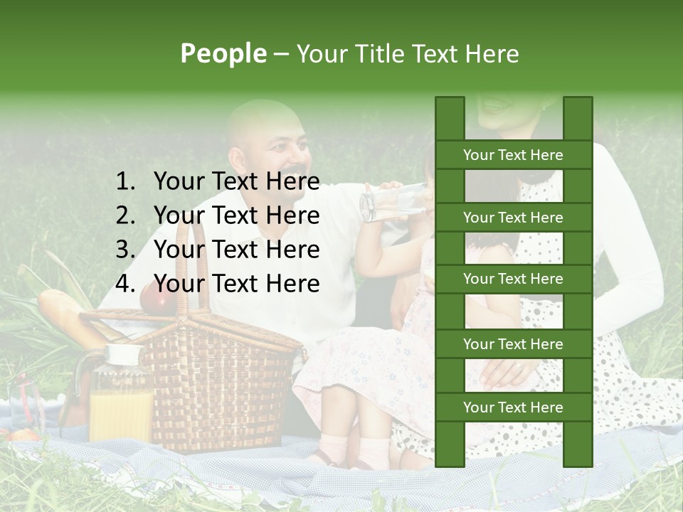 Dad Family Lawn PowerPoint Template