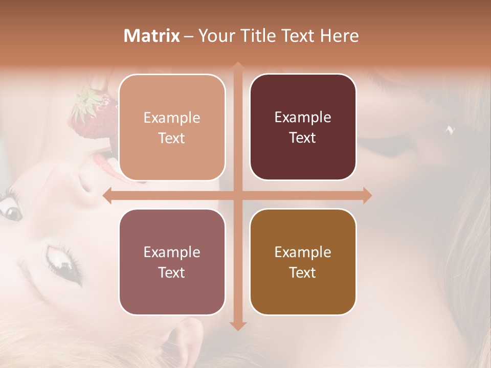 Gay Flirt Head PowerPoint Template