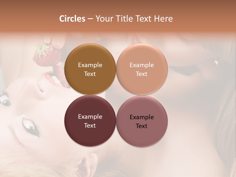 Gay Flirt Head PowerPoint Template