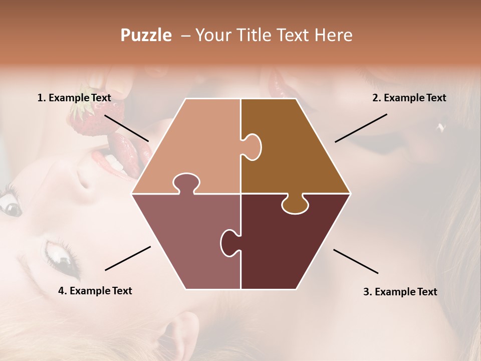 Gay Flirt Head PowerPoint Template