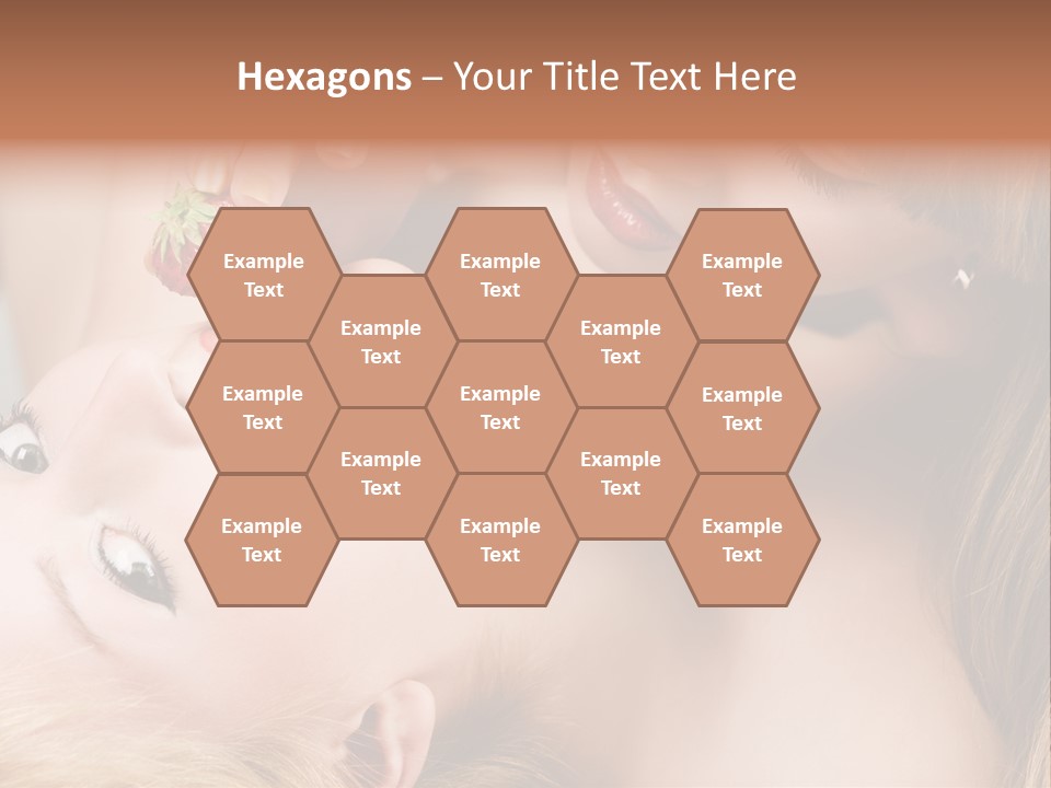 Gay Flirt Head PowerPoint Template