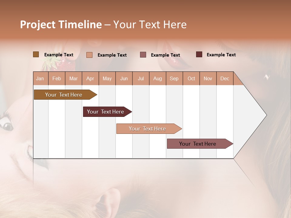 Gay Flirt Head PowerPoint Template