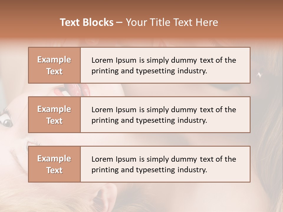 Gay Flirt Head PowerPoint Template