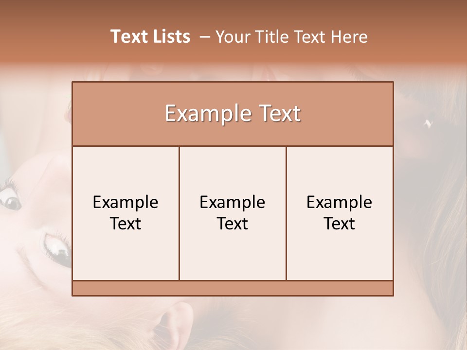 Gay Flirt Head PowerPoint Template