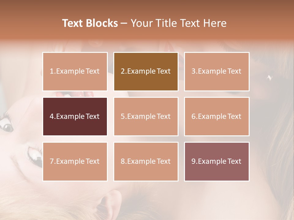 Gay Flirt Head PowerPoint Template