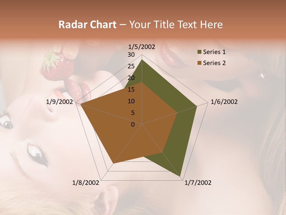 Gay Flirt Head PowerPoint Template
