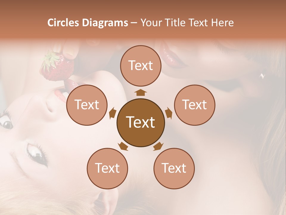 Gay Flirt Head PowerPoint Template