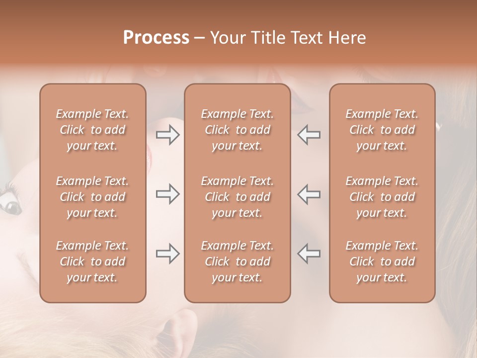 Gay Flirt Head PowerPoint Template