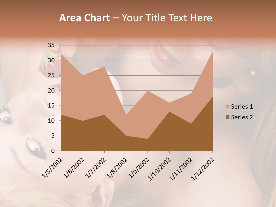 Gay Flirt Head PowerPoint Template