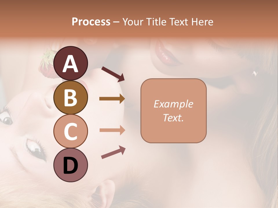 Gay Flirt Head PowerPoint Template