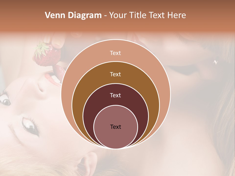 Gay Flirt Head PowerPoint Template