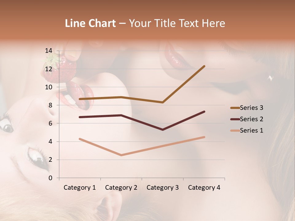 Gay Flirt Head PowerPoint Template