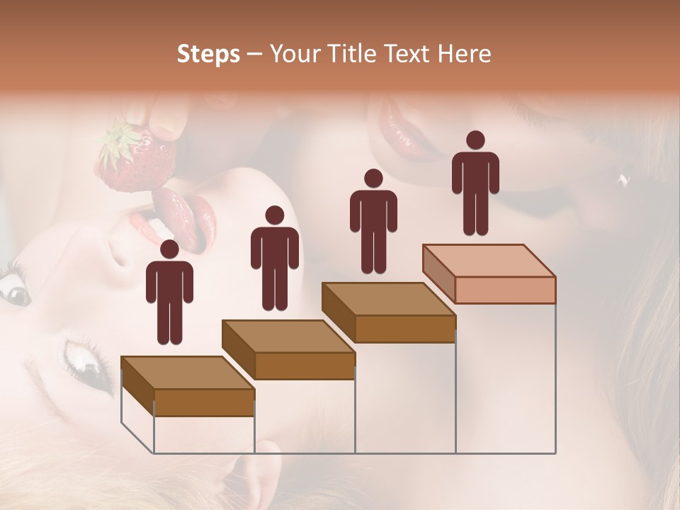 Gay Flirt Head PowerPoint Template