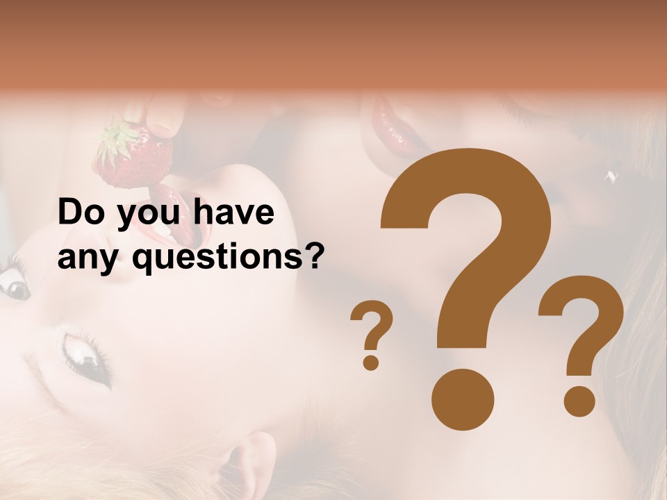 Gay Flirt Head PowerPoint Template