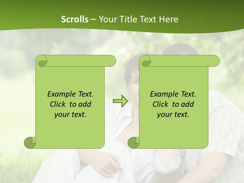 Two Together Handsome PowerPoint Template