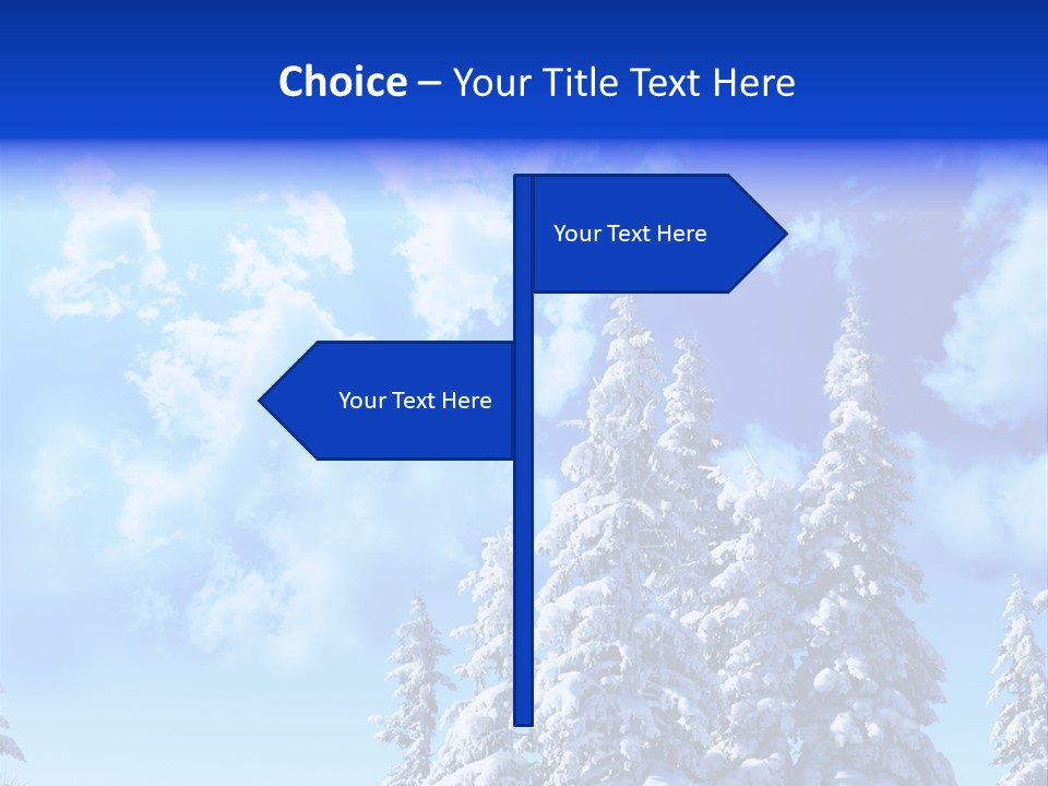 Snow Nature PowerPoint Template