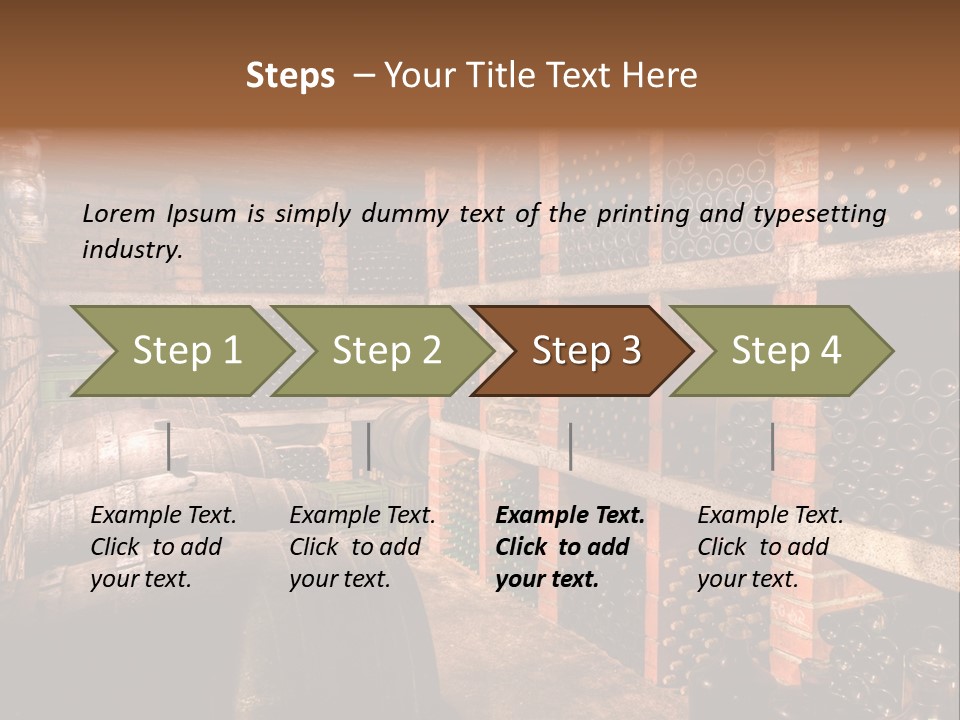 Wine Cellar PowerPoint Template