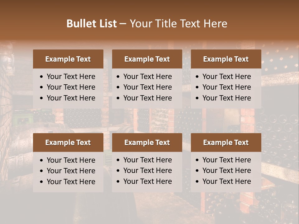 Wine Cellar PowerPoint Template