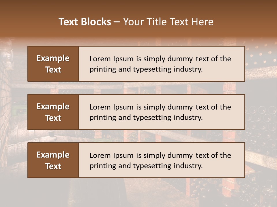 Wine Cellar PowerPoint Template