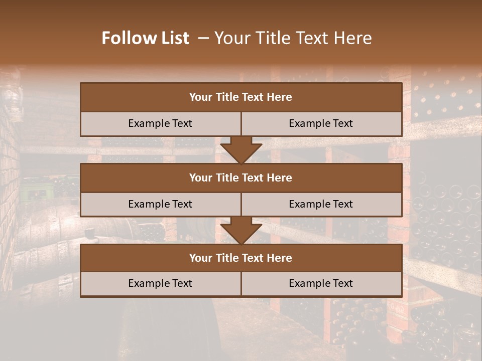 Wine Cellar PowerPoint Template
