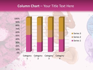 Crushed Eyeshadow PowerPoint Template