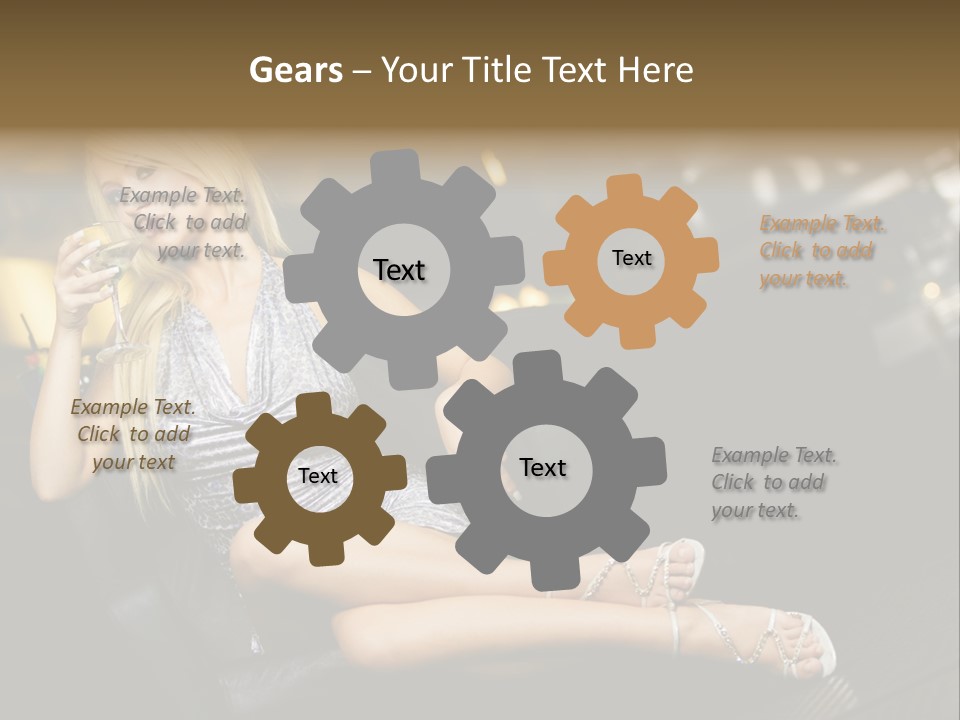 Cougar Life Billboard PowerPoint Template