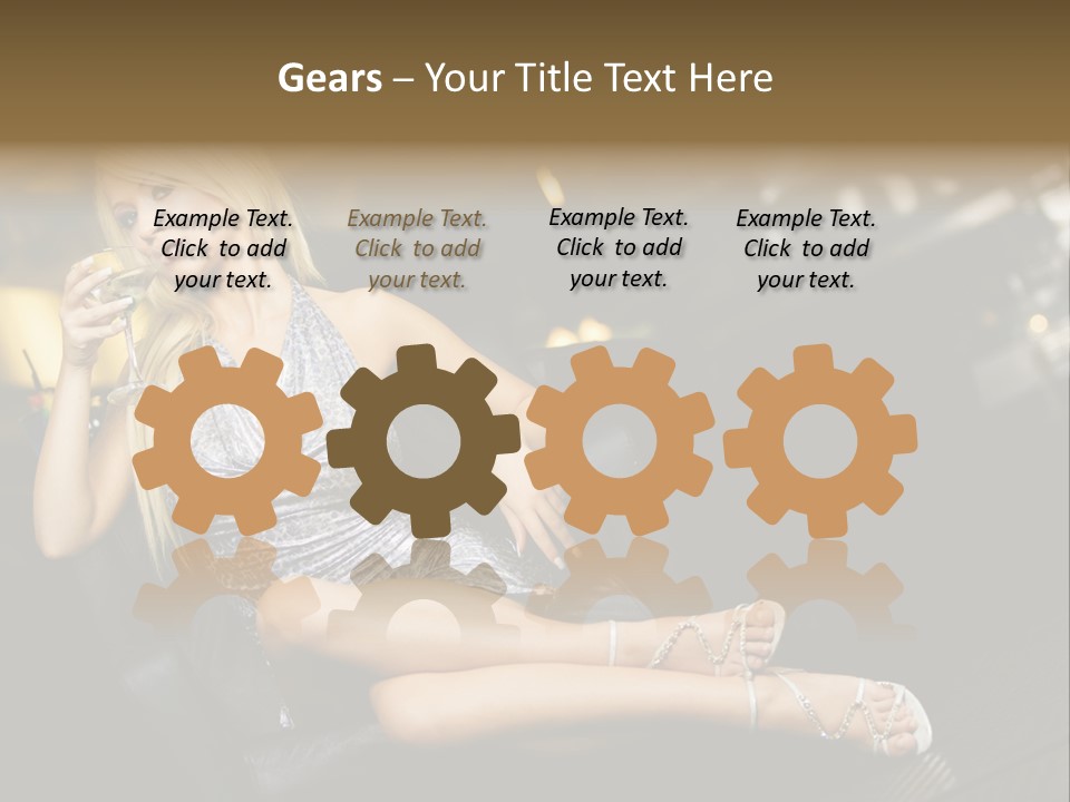 Cougar Life Billboard PowerPoint Template