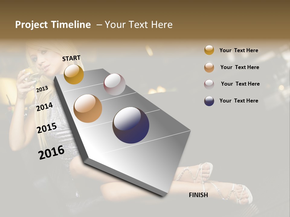 Cougar Life Billboard PowerPoint Template