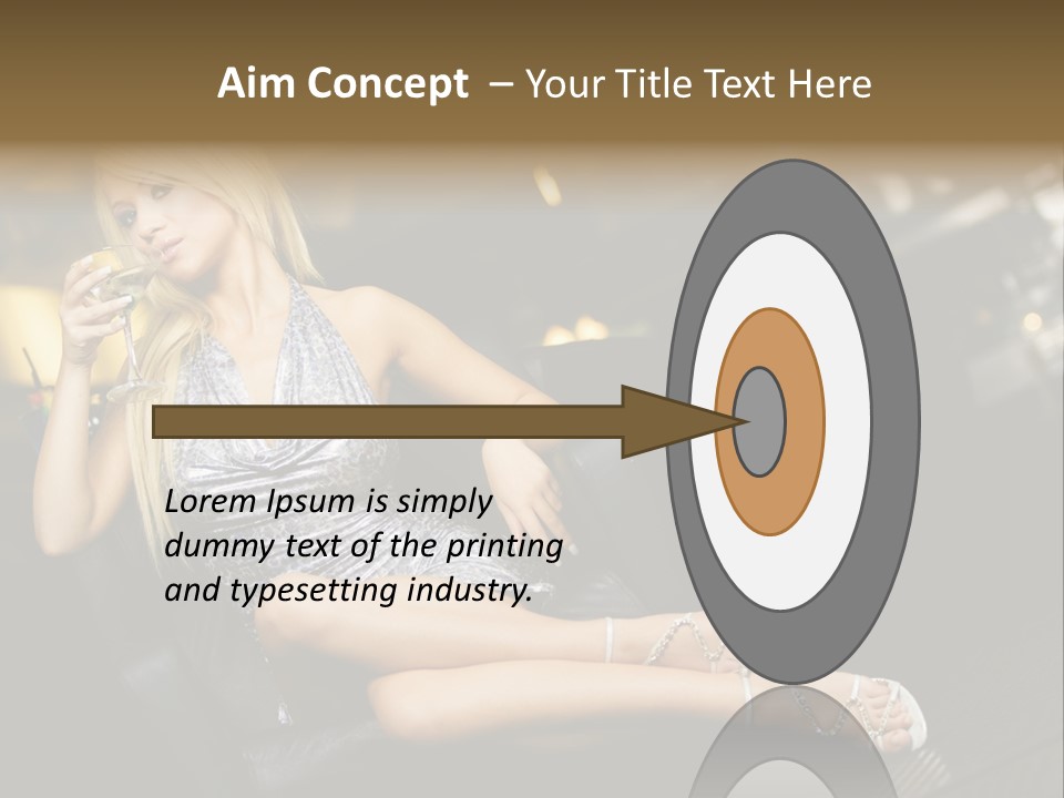 Cougar Life Billboard PowerPoint Template