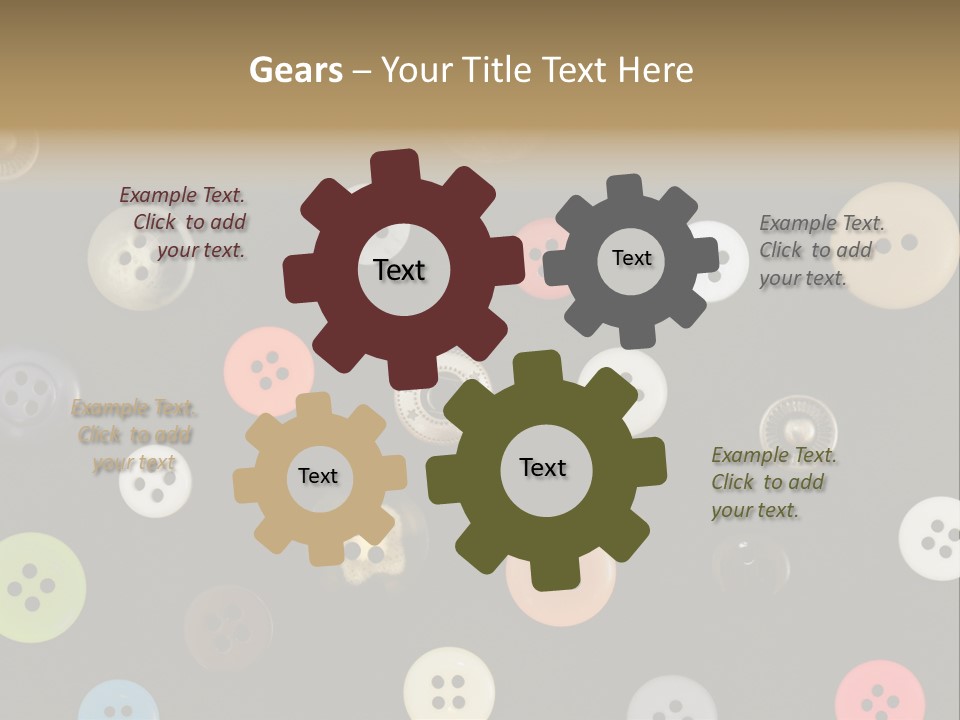 Fashion Dress Red PowerPoint Template