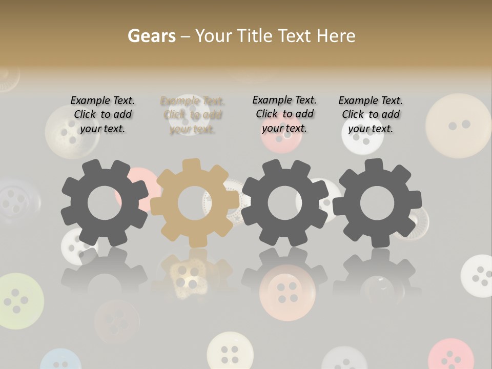 Fashion Dress Red PowerPoint Template