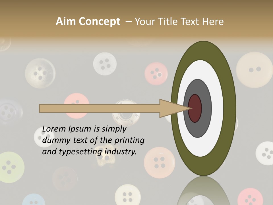 Fashion Dress Red PowerPoint Template