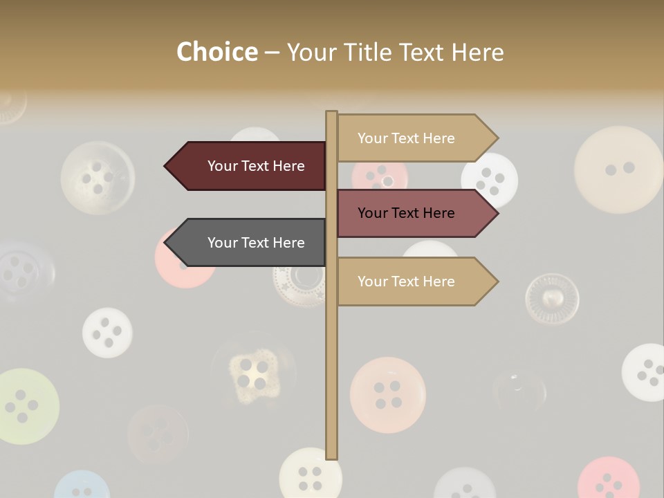 Fashion Dress Red PowerPoint Template