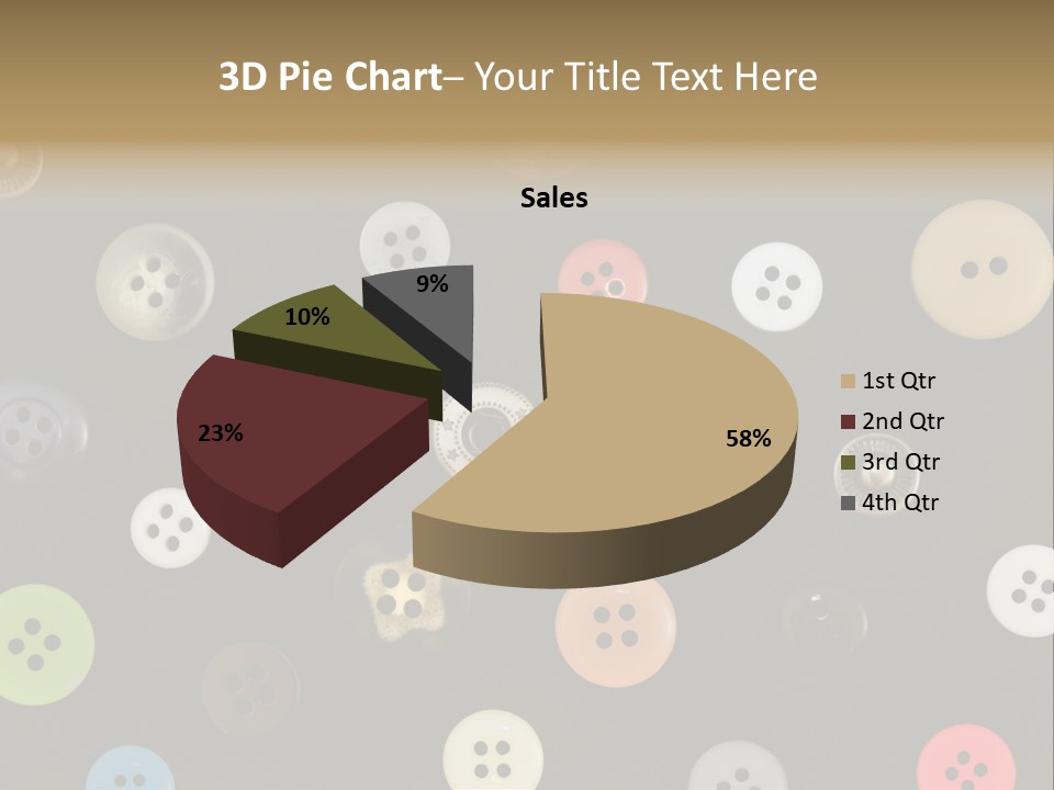 Fashion Dress Red PowerPoint Template