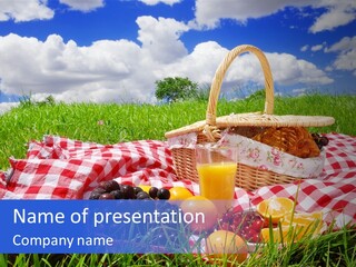 Summer Picnic PowerPoint Template