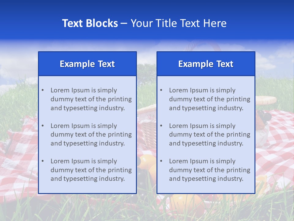 Summer Picnic PowerPoint Template