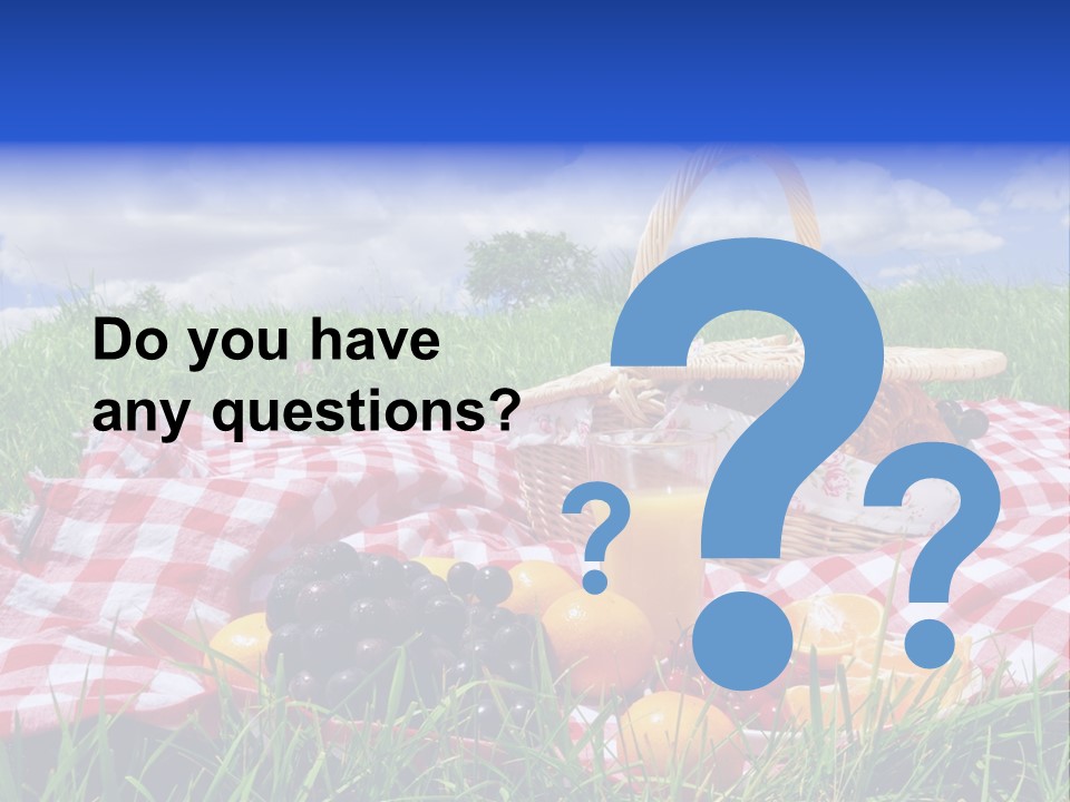 Summer Picnic PowerPoint Template