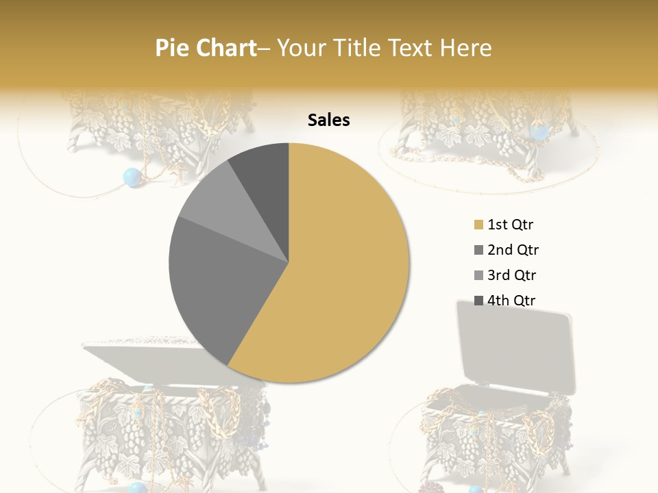 Golden Diamond Filling PowerPoint Template