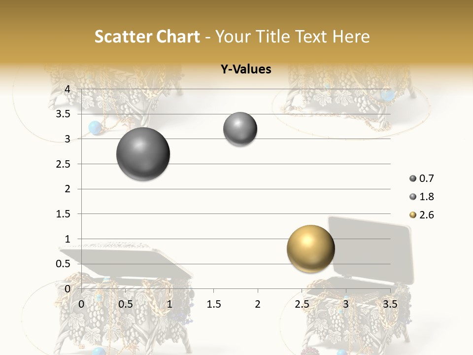 Golden Diamond Filling PowerPoint Template